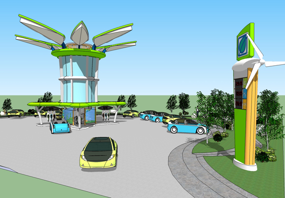 Bangchak future energy station